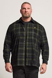 LYLE & SCOTT Big & Tall Black Check Shirt | BadRhino 1