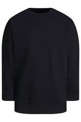 JACK & JONES Big & Tall Black Sweatshirt | BadRhino 2