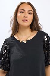 Gold Tone Pendant Charm Necklace | Yours Clothing 1