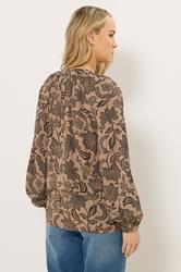 LTS Tall Women's Natural Brown Raglan Blouse | Long Tall Sally 3