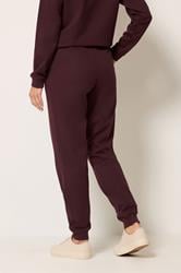 LTS Tall Women's Dark Cherry Red Cuffed Joggers | Long Tall Sally 2