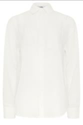 LTS Tall Ivory White Sheer Long Sleeve Shirt | Long Tall Sally 5