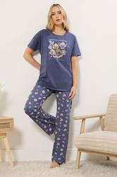 LTS Tall Women's Charcoal Grey Breakfast Graphic Pyjama Set | Long Tall Sally 2