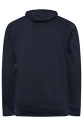 BadRhino Big & Tall Navy Blue Cut & Sew Hoodie | BadRhino 6