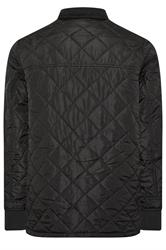 D555 Big & Tall Black Quilted Jacket | BadRhino 4