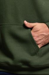 BadRhino Big & Tall Duffel Green Hoodie | BadRhino 4