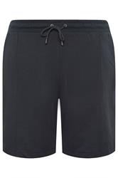 KAM Big & Tall Navy Blue Interlock Shorts