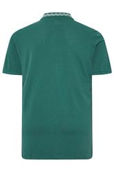 Ben Sherman Big & Tall Teal Signature Pique Polo Shirt | BadRhino 2