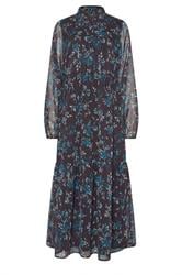 LTS Tall Purple Floral Tiered Midaxi Dress | Long Tall Sally 1
