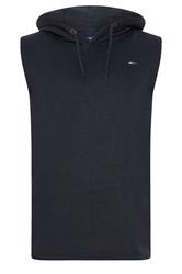 BadRhino Big & Tall Navy Blue Sleeveless Hoodie