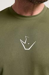 IronRhino Big & Tall Olive Green Performance T-Shirt | BadRhino 4