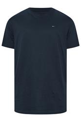 BadRhino Big & Tall Navy Blue Relaxed T-Shirt | BadRhino 1