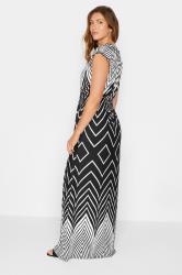 LTS Tall Black Chevron Maxi Dress | Long Tall Sally 3