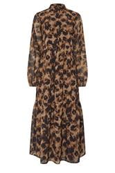 LTS Tall Brown Marble Sheer Tiered Dress | Long Tall Sally 6