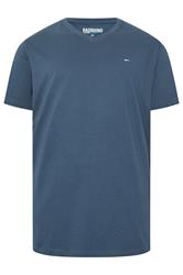 BadRhino Big & Tall Navy Blue 5 Pack Extra Long V-Neck T-Shirts | BadRhino 7