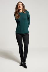 LTS Tall Dark Green Seam Front Jumper | Long Tall Sally 2