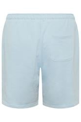 LYLE & SCOTT Big & Tall Opal Blue Jogger Shorts | BadRhino 4