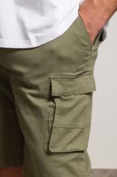 BadRhino Khaki Green Stretch Cargo Shorts | BadRhino 4