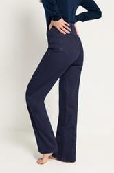 LTS Tall Women's Dark Indigo Blue Wide Leg Jeans | Long Tall Sally 3