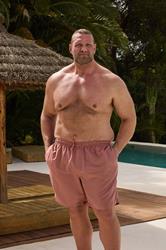 BadRhino Big & Tall Burnt Orange Swim Shorts | BadRhino 1