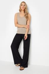 LTS Tall Women's Stone Brown Knitted Vest Top | Long Tall Sally 4
