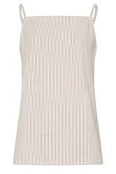 LTS Tall Women's Camel Brown Stripe Vest Top | Long Tall Sally 2