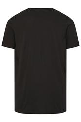 JACK & JONES Big & Tall Black Logo T-Shirt | BadRhino 2
