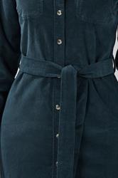 LTS Tall Dark Blue Cord Shirt Dress | Long Tall Sally 4