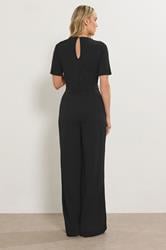 LTS Tall Black Belted Jumpsuit | Long Tall Sally 3