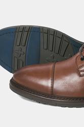 JACK & JONES Big & Tall Brown Leather Wentworth Boots | BadRhino 3