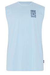 BadRhino Big & Tall Blue Extra Long Sun Tonal Muscle Vest | BadRhino 6