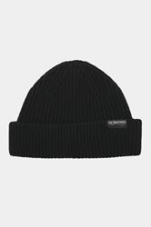 JACK & JONES Big & Tall Black Wool Beanie