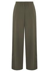 LTS Tall Women's Olive Green Pleated Wide Leg Trousers | Long Tall Sally 6