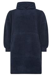 BadRhino Big & Tall Navy Blue Blanket Hoodie | BadRhino 5