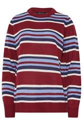 LTS Tall Red Knitted Stripe Jumper | Long Tall Sally 6