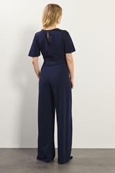 LTS Tall Navy Blue Keyhole Jumpsuit | Long Tall Sally 3