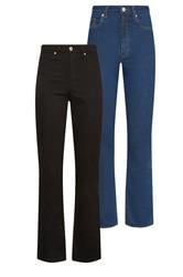 LTS Tall Women's Set Blue & Black Straight Leg Jeans | Long Tall Sally 3