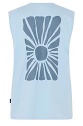 BadRhino Big & Tall Blue Extra Long Sun Tonal Muscle Vest | BadRhino 7