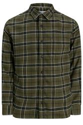 JACK & JONES Big & Tall Green Flannel Checked Shirt | BadRhino 1