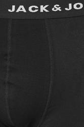 JACK & JONES Big & Tall 7 PACK Black Branded Boxers | BadRhino 4