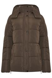 LTS Tall Chocolate Brown Padded Coat | Long Tall Sally 6