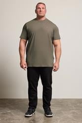 BadRhino Big & Tall Khaki Green Core T-Shirt | BadRhino 2