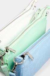 Light Green Faux Croc Shoulder Bag | Yours Clothing 7