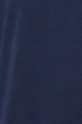 BadRhino Big & Tall Navy Blue Mock Shirt Milano Quarter Zip Jumper | BadRhino 7