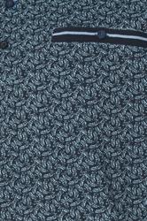 D555 Big & Tall Navy Blue Abstract Print Polo Shirt | BadRhino 2