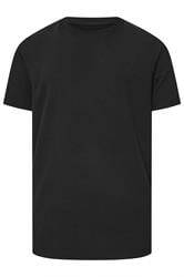 BadRhino Big & Tall Black Ottoman Ribbed T-Shirt | BadRhino 5