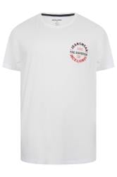 JACK & JONES Big & Tall 5 PACK Black & Blue Logo T-Shirts 4