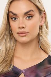 Silver Tone Mixed Metal Long Tassel Earrings | Yours Clothing 1