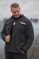 BadRhino Big & Tall Black Military Ripstop Shirt | BadRhino 1