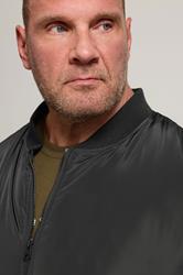  BadRhino Big & Tall Black Zip Through Bomber Jacket | BadRhino 5